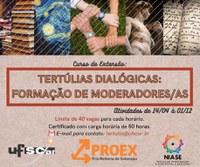 CURSO DE EXTENSÃO: "TERTÚLIAS DIALÓGICAS: FORMAÇÃO DE MODERADORES/AS"